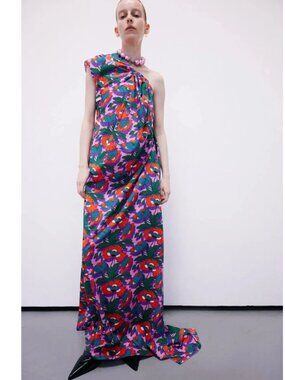 Nackiye Club de la Mer Wild Thing One Shoulder Dress